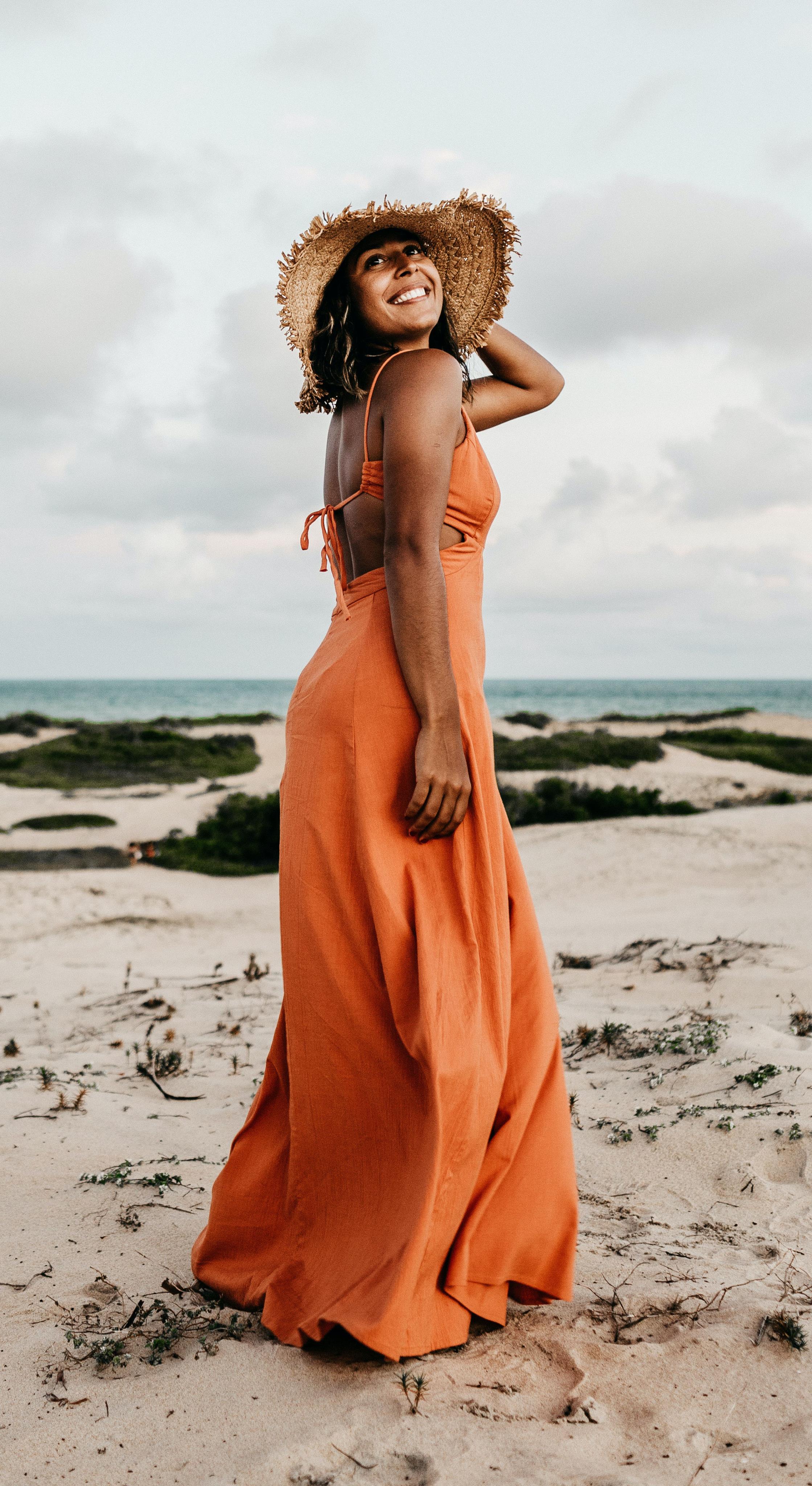 Orange Dress Jonathan